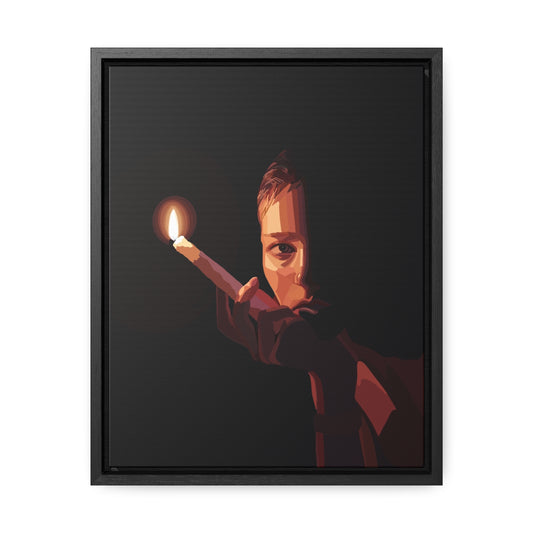 Candle Girl Gallery Canvas Wraps, Vertical Frame