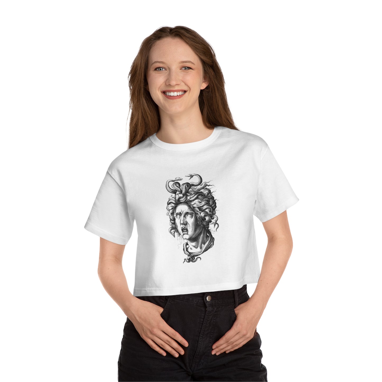 Medusa Women's Cropped T-Shirt
