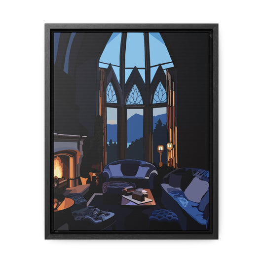 Sapphire Study Gallery Canvas Wraps, Vertical Frame