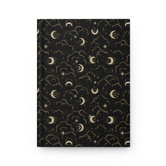 Dreamy Crescent Hardcover Journal Matte