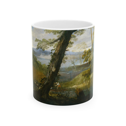 River Landscape Ceramic Mug, 11oz