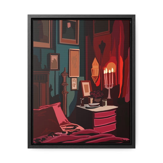 Ruby Bedchamber Gallery Canvas Wraps, Vertical Frame