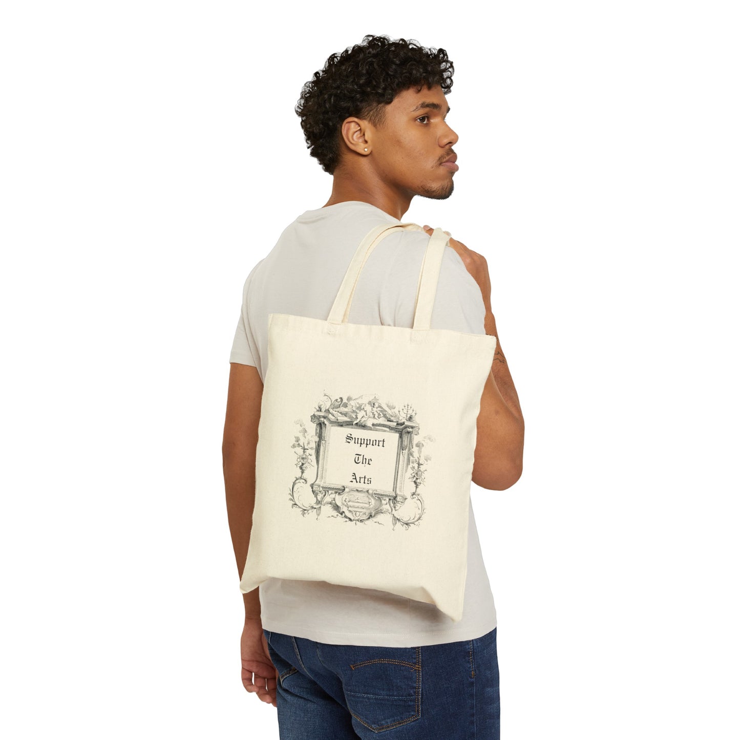 Support The Arts Cotton Canvas Tote Bag