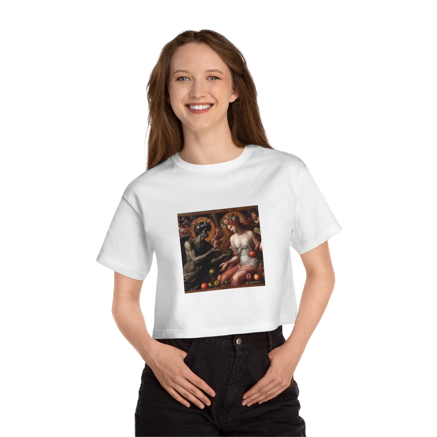 Greek Gods Women's Cropped T-Shirt