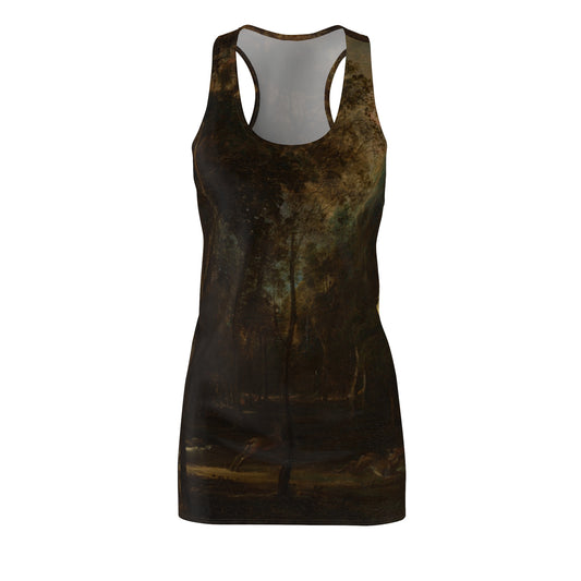 A Forest at Dawn Racerback Dress